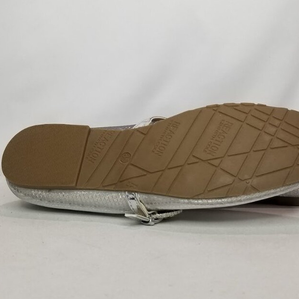 Kenneth Cole Reaction Women's Elwood Ballet Flats Size 8.5 Silver NWT - Picture 6 of 6